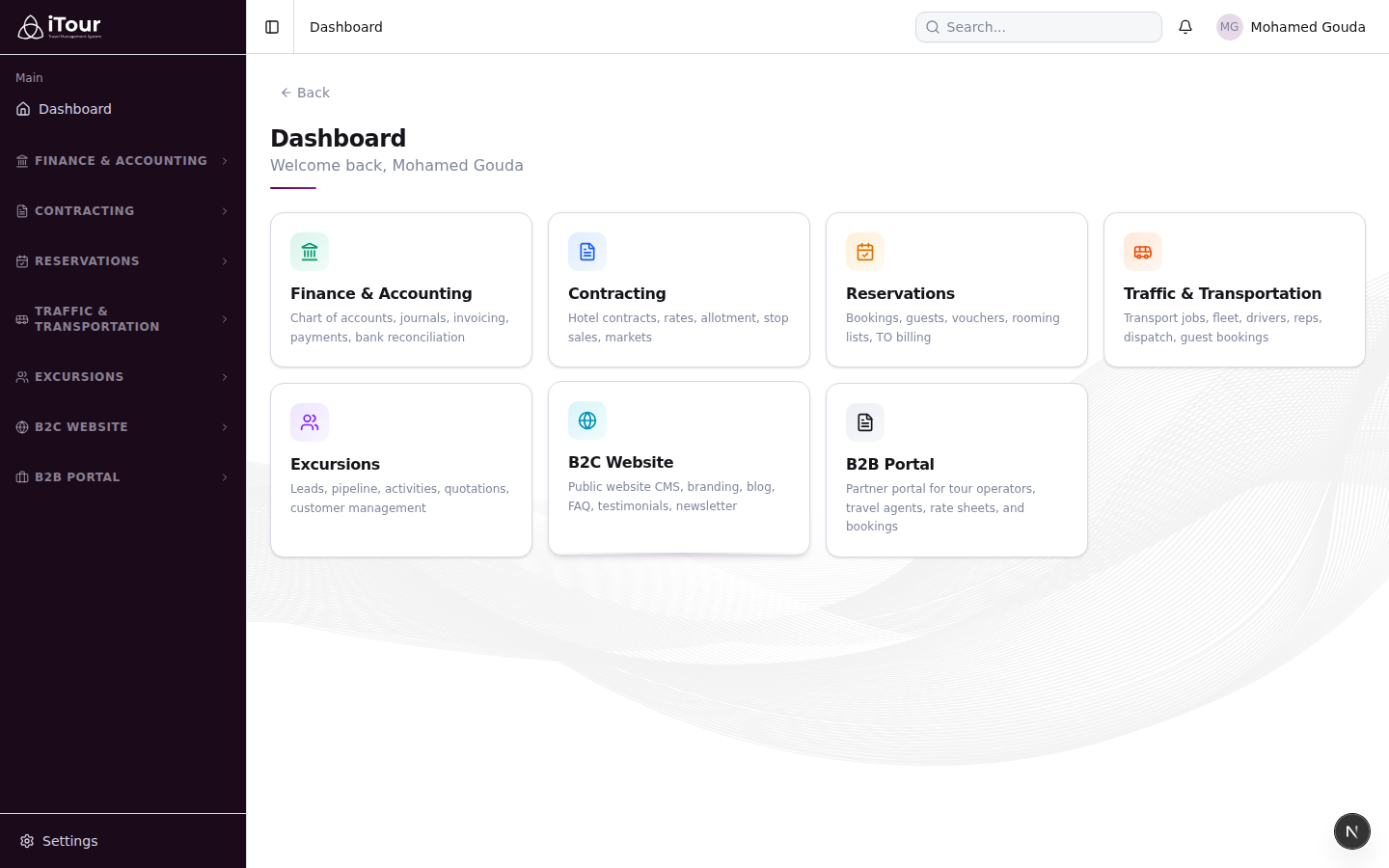 Main Dashboard